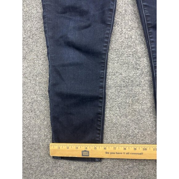 7 For All Mankind Jeans Womens 28 Dark Wash The Ankle Skinny Stretch Denim - Picture 6 of 9